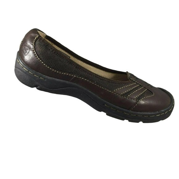 KEEN 5491 CHCP Shoes Womens 7 Brown Leather Comfort Slip Ons Loafers - Picture 8 of 12